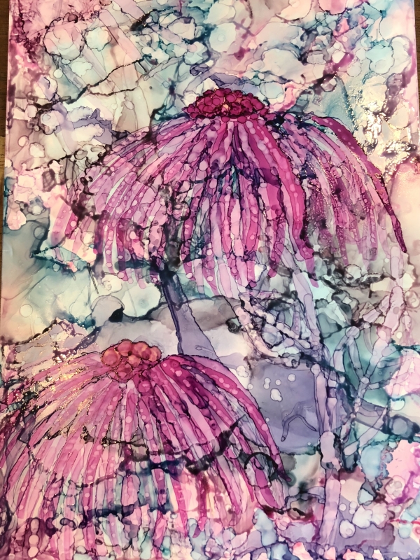 Corn Flowers by artist Melinda Benagh